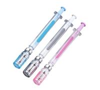 Generico Penne gel per e diario creativo,3 Pezzi Forma Siringa Scrittura Creativa Cancelleria,Penne a Scrittura - per Studenti Casa Aula Premi Infermieri Scuola Ufficio Ragazzi Ragazze