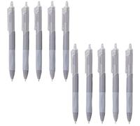 Generico Penne nere a, penne a retrattili | Penne retrattili 5 pezzi a per scrittura liscia - da studio per studenti unisex per la scuola, l'ufficio domestico, le forniture di cancelleria