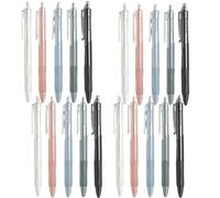 Generico Penne nere a, penne a retrattili | Penne retrattili 5 pezzi a per scrittura liscia - da studio per studenti unisex per la scuola, l'ufficio domestico, le forniture di cancelleria