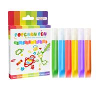 Generico Penne | Penne Da Disegno Effetto 3D Per Bambini Con Colori A Bolle | Accessori Lavabili Per Artigianato E Biglietti Festivi Compleanno