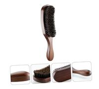Generico pennello a setole curve regolabarba set barba toelettatura massaggio baffi hair care haircare beard brush spazzola per barba portatile spazzola per barba da uomo Di legno