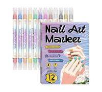 Generico Pens - 12 Colors Water 0.5mm Fine Tip Markers Quick-Drying Design
