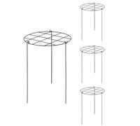 Generico Peony Cage - Iron 4 Pack | Garden Plant Support Rings for Climbing Plants Roses Hydrangea | Durable Flower Cage Frame for Outdoor Gardening And Daily Plant Care Use