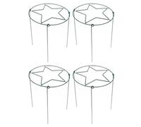 Generico Peony Support,4-Piece Round Metal Rust Proof - 11.81x15.75 Inches Flower Cages for Outdoor Plants,for Plant Flower Tomato Dahlia Hydrangea Indoor Backyard Orchard