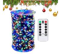 Generico per Albero di Natale - Impermeabile Con Timer Remoto,Per Albero Di Natale Decorazioni Natalizie | per Decorazione Casa Esterno Giardino Cortile Portico Paesaggio Mensola Festa