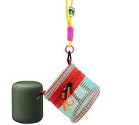 Genérico Per altoparlante portatile, borsa a tracolla in rete - protezione con tracolla regolabile - per donne e ragazze viaggi aria spiaggia campeggio escursionismo