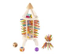 Generico Per Bambini - 34,7 * 13,3 * 13,3 Cm Per Bambini Con Gioco Di Bilanciamento Del Bastone | Giocattoli Per L'ordinamento Dei Colori | Giocattolo Educativo PerBambini, Ragazzi, Intratteniment