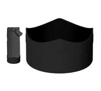 Generico per bottiglia d'acqua - Copertura inferiore in silicone 7,5x7,5x4 cm, copertura protettiva morbida con stampa | per borracce per donna, uomo, ragazzi, antiscivolo, pratici, ele