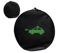 Genérico Per cavo di alimentazione jumper: borsa di trasporto per caricatore EV, organizer impermeabile per la conservazione di cavi della batteria, caricatore elettrico | kit di riparazione