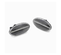Generico Per Citroen Per Expert Per Berlingo Per Xsara Per Elysee Per Jumpy C3 LED Luce Di Posizione Laterale Ripetitore Lampada Indicatori Di Direzione Freccia Laterale(Crystal)