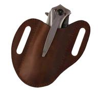 Generico Per Coltello In Pelle - Fondina Con Clip Da Cintura Per Coltelli Pieghevoli, Per Organizer Per Coltelli Tascabili Da 52 G, Da Trasporto Durevole In Pelle Bovina Per La Mag