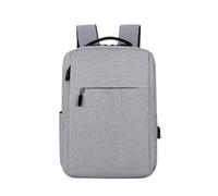 Genérico Per Computer Portatile - Compagnia Di Viaggio Approvata | Porta Di Ricarica USB, Impermeabile Per Sport All'aperto, Casual, Borsa Scuola Per Le Donne E, Grigio, Consulte la descripción