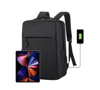 Genérico Per Computer Portatile - Compagnia Di Viaggio Approvata | Porta Di Ricarica USB, Impermeabile Per Sport All'aperto, Casual, Borsa Scuola Per Le Donne E, nero, Consulte la descripción, Vedere
