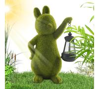 Generico Per Conigli Da Esterno - Statue Decorative Da Giardino | Lampade Artistiche Per La Decorazione Di Statuette Da Giardino Per Prato, Patio, Cortile, Percorso, Passerella, Scultura Animale, O