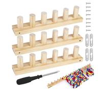 Generico Per Coperte - In Legno Per Filato Grossolano Da 89 Cm | Strumento Per Tessitura Con Filato Spesso - Per Letto Divano Decorazione Casa Autunno Bambini Adulti Principianti Uncinetto Tessitura