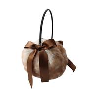 Generico Per Costumi Da Renna Da Donna - Costume Da Cerva Natalizia, Caldi Guanti Invernali Con Collo In Pelliccia | Peluche Per Feste Di Ruolo In Maschera, Oggetti Di Scena Per Feste Sul Palco, Serv