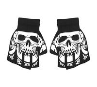 Generico per cranio per bambini - Scheletro caldo di Halloween Mittens per bambini | Guanti ciclistici per cranio all'aperto per correre, escursioni, esercizio