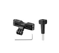 Generico Per DJI Action5 Pro Supporto per sedile della bicicletta per Insta360 X4 Mountain Bike Clip-on staffa Staffa per reggisella della bicicletta Adattatore a sgancio rapido (Nero)