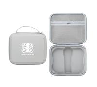 Generico Per DJI Avata 360 Carry Case a prova di polvere e resistente agli urti PU sacchetto protettivo, Drone Organizer coperchio di protezione Box borsa (gray with a pattern)