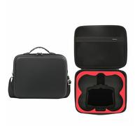 Generico Per DJI Avata 360 PU guscio duro sacchetto di immagazzinaggio della spalla Custodia per il trasporto, in grado di memorizzare Drone corpo e telecomando, include tracolla e maniglia (Nero)