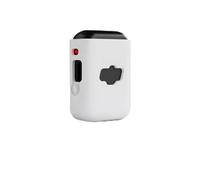 Generico Per DJI MIC 2 Custodia Protettiva in Silicone, Protezione per Trasmettitore Microfono per Videocamera Sportiva, Copertura Antipolvere per Microfono Wireless Mic2 (Bianco)