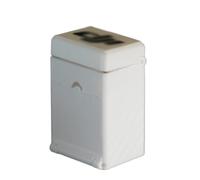 Generico Per DJI Mic Mini Custodia di Stoccaggio Portatile, Mic Mini Microfoni Stampa 3D Scatola Protettiva per il Trasporto (Bianco)