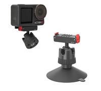 Generico Per DJI Osmo Action 5 Pro Base di Espansione Multi-Scenario con Ventosa Magnetica a Sgancio Rapido, Adattatore Regolabile per Osmo 360 Pro/4/3