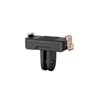 Generico Per DJI Osmo Action 6 Adattatore Magnetico Bidirezionale in Metallo, Base di Espansione Multifunzionale a Sgancio Rapido, Fotocamera Sportiva con Interfaccia a due Artigli per Osmo Nano
