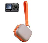 Generico Per DJI Osmo Action 6 Mini Borsa Portatile in PU, Custodia Protettiva Rigida Impermeabile e Antiurto, Borsa da Viaggio Osmo Action 6 (Grigio)