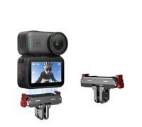 Generico Per DJI Osmo Nano Base Magnetica a Sgancio Rapido, Adattatore di Espansione Pieghevole, Supporto in Metallo per Fotocamera Sportiva OSMO Nano con Foro per Vite da 1/4 di Pollice