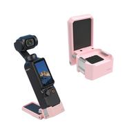 Generico Per DJI Osmo Pocket 4 Supporto Magnetico Portatile a Sgancio Rapido, Regolabile, Pieghevole e Antiurto, Adattatore di Espansione Multifunzionale per Osmo Pocket 4 (Rosa)