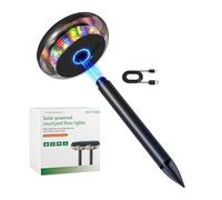 Genérico per esterni, impermeabili, 3 modalità, illuminazione ambientale, che cambiano colore, per giardino, patio, prato, sentiero, decorazione