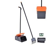 Generico per feci gatto domestico,Pala a manico lungo setacciante per cani - Badile Resistente Da Lettiera - Per casa, esterno, campeggio, escursioni, picnic, giardino, prato