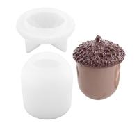 Generico per Fondente in Silicone di Pino - 2 Pezzi Creative Pine Cone | Jar Barattolo di stoccaggio del Ciondolo di Casting Resina epossidica | di Silicone
