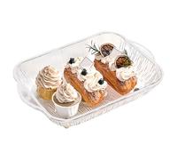 Generico Per Frutta - Rettangolare per Dolci e Conservazione - Vassoio Per Gli Antipasti,Per Il Tavolo Del Salotto E Il Piano Cucina Per Matrimonio Compleanno E Festività