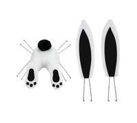 Generico per ghirlande - Ghirlanda di Coniglietti | Decorazione per Porta: Simpatiche Orecchie da Coniglio Pasquale e Decorazioni per la Coda per Le Porte d'ingresso della casa e Decorazioni Festive