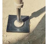 Generico per Gru per impieghi gravosi da 12 a 24 Pollici, Piattaforme di atterraggio testurizzate con Maniglia Integrata, stabilizzatore Impermeabile per Camion/rimorchio/Camper, 2 Pezzi (