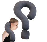 Genérico per il collo da viaggio, per il collo da viaggio, con punto interrogativo grande e creativo da 21,65 pollici, decorativo multifunzionale p