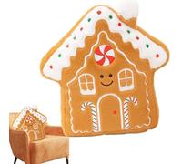 Generico Per Il Natale,Morbido E In Tessuto Peluche | Cuscini Decorativi Con Motivo A Di Neve | Per Il Dormitorio L'Appartamento Lo Studio La Camera Dei Bambini Lo Yoga La Vacanza