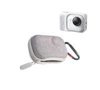 Generico Per Insta360 GO Ultra Mini Custodia Portatile Antigraffio, Antiurto, Antipolvere, Custodia Protettiva, Borsa da Viaggio per Videocamera Sportiva 360 GO Ultra con Cordino (Grigio)