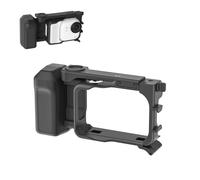 Generico Per Insta360 GO Ultra Telaio Protettivo Antigraffio e Impugnatura Ergonomica Portatile a Sgancio Rapido, Kit Impugnatura Multifunzionale 360 GO Ultra. (Nero)