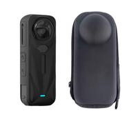 Generico Per Insta360 X5 Mini Custodia Portatile Antiurto e Antigraffio, Custodia da Viaggio Impermeabile per Videocamera Sportiva 360 X5/X4. (Nero)