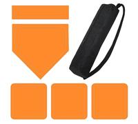 Generico per Kickball - Set di 5 per Baseball con Piastra di Lancio per Allenamento,Attrezzatura Allenamento Impermeabile con di Lancio per Uomo Donna Gioventù