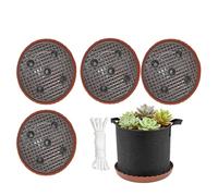 Generico Per La Coltivazione,19 Litri Vaso Per Piante | 32 cm Vassoio Autoinnaffiante e Di Drenaggio Per Vasi Da Con Corda Assorbente | Per Giardino Cortile Appartamento Esterno Patata Verdura