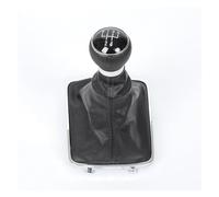 Generico per La Manopola Leva Cambio Dell'auto | Auto Selettore Marce Set Cambio A 5/6 Velocità Con Cuffia In Pelle Per Passat Per B6(Plastic 5 speed)
