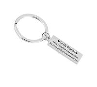 Generico per la mia Donna Portachiavi Love in Acciaio Inossidabile Portachiavi Regalo per Donne o Ragazze NovitàIntelligenza Pratica.