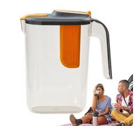 Generico Per L'acqua - Bottiglia D'acqua Con Infusore Da 2600 Ml, Caraffa Per Succo Di Con Coperchio, Per Bevande Resistente Al Calore | Contenitore A Tenuta Stagna Per Tè Freddo, Succhi Di