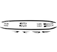 Generico per Land per Rover per Range per per Evoque 2011-2019 Barre Portatutto Auto Portapacchi Superiori Rail Box Bagagli(Nero)