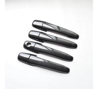 Generico Per Lincoln 2007-2013 Maniglia per porta in fibra di carbonio cromata Accessori per auto Adesivi per lo stile(Style2)