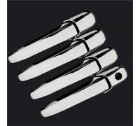 Generico Per Lincoln 2007-2013 Maniglia per porta in fibra di carbonio cromata Accessori per auto Adesivi per lo stile(Style1)